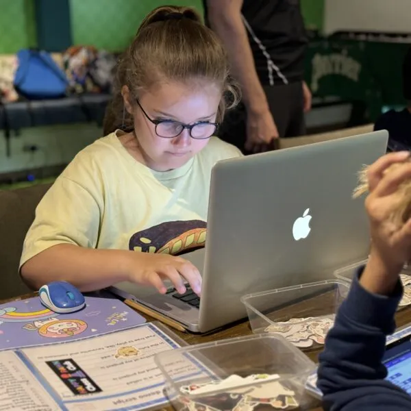Coding class in action