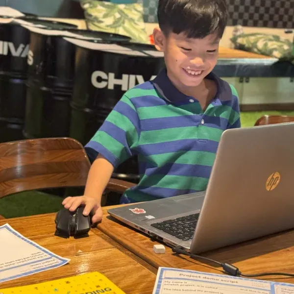Young coders at work