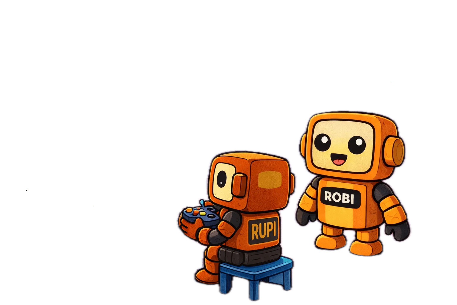 Rupi and Robi gaming